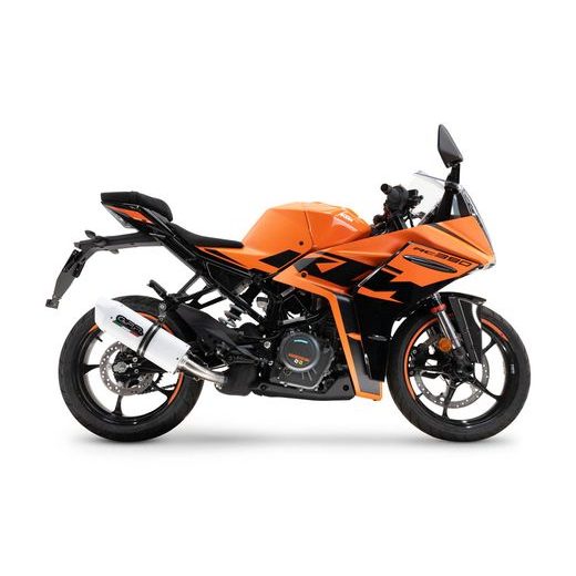SLIP-ON EXHAUST GPR ALBUS EVO4 KT.209.1.ALBE5 WHITE GLOSSY