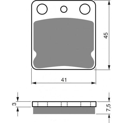 ZAVORNE OBLOGE GOLDFREN 144 S33 OFF-ROAD FRONT