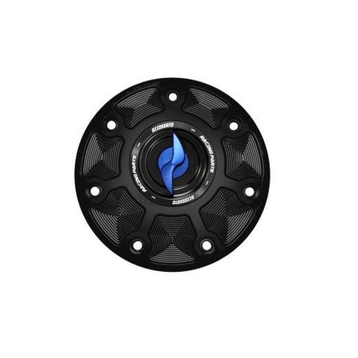 TANK FILLER CAP ACCOSSATO FC127 FOR KTM MOTORBIKES WITH QUICK RELEASE MACHINED FROM BILLET ALUMINIUM ZLAT