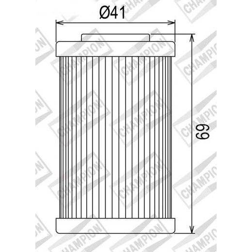OLJNI FILTER CHAMPION COF555 100609605