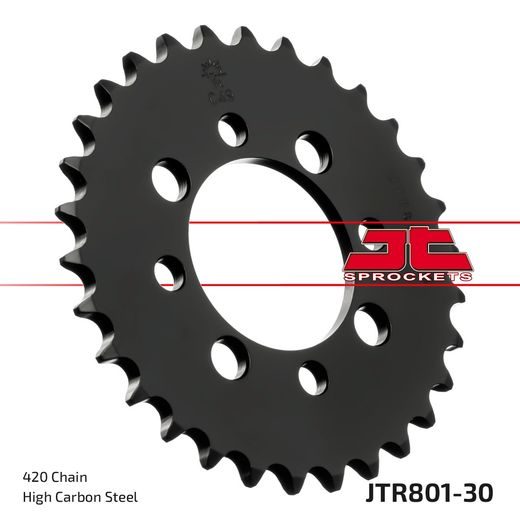 VERIŽNI SET EK - SREBRNA CHAIN 428 SRO, O-RING, CHK FRONT SPROCKET JT CHK RUBBER CUSHIONED, CHK REAR SPROCKET JT ZA KAWASAKI Z 125 2021-2022
