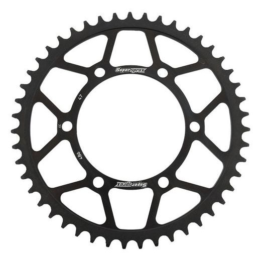 ZADNJI VERIŽNIK (ZOBNIK) SUPERSPROX RFE-486:47-BLK ČRNA 47T, 520