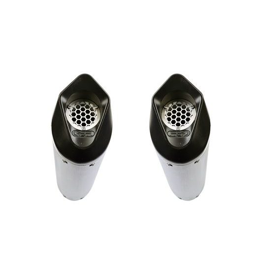 DUAL SLIP-ON EXHAUST GPR FURORE EVO4 E4.A.56.FNE4 MATTE BLACK