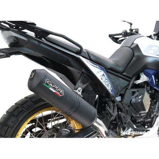SLIP-ON EXHAUST GPR GHISA VO.9.GHI MATTE BLACK INCLUDING REMOVABLE DB KILLER AND LINK PIPE