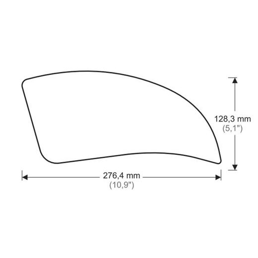 TANK SIDE PROTECTORS PUIG ANTI-SLIP 20079N ČRNA