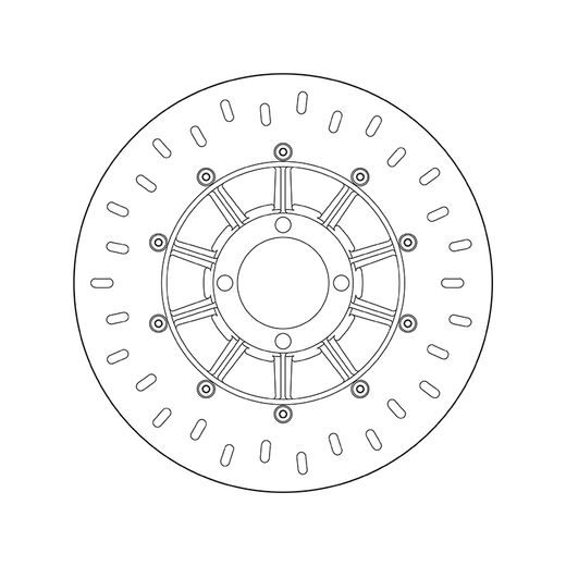 ZAVORNI DISK BREMBO 68B407D2 FIX
