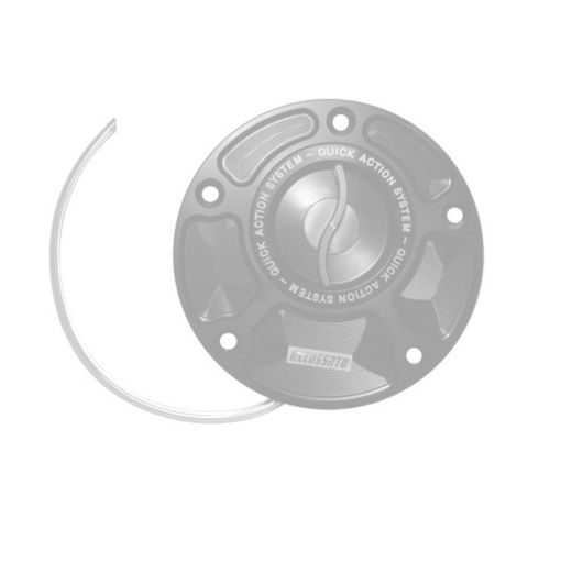 FUEL CAP WITH QUICK ACTION SYSTEM ACCOSSATO FC020 IN CNC-WORKED ALUMINIUM ZLAT