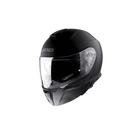 FLIP UP HELMET AXXIS GECKO SV ABS SOLID BLACK MATT XS