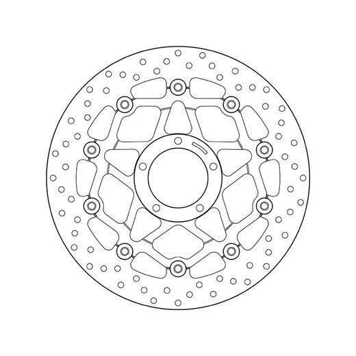 ZAVORNI DISK BREMBO 78B40878 FLOATING