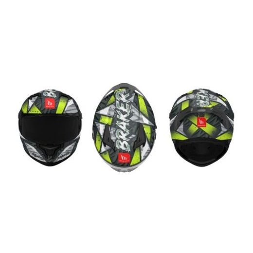 INTEGRALNA ČELADA MT HELMETS BRAKER SV FURY C6 GLOSS L