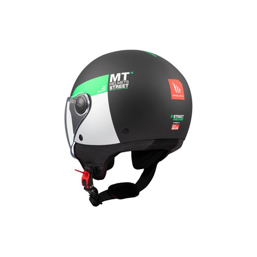 HELMET MT HELMETS STREET S INBOARD D6 MATT XXS