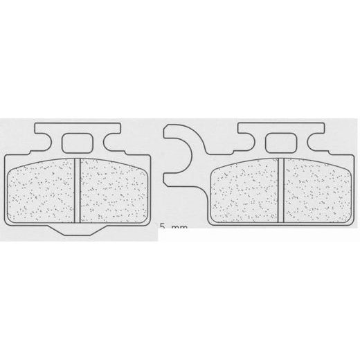 ZAVORNE OBLOGE CL BRAKES 1034 X1