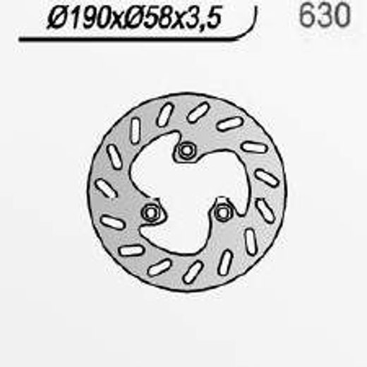 ZAVORNI DISK NG 630