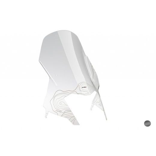 WINDSCREEN PUIG TOURING 22515F DARK SMOKE