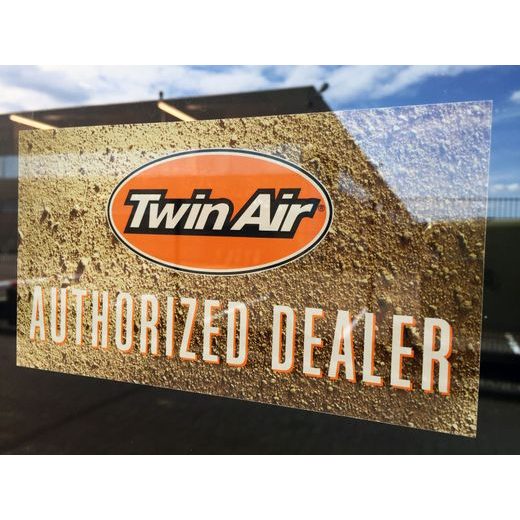 "AUTHORIZED DEALER" STICKER TWINAIR 177714 (110X200MM) OUTSIDE WINDOW