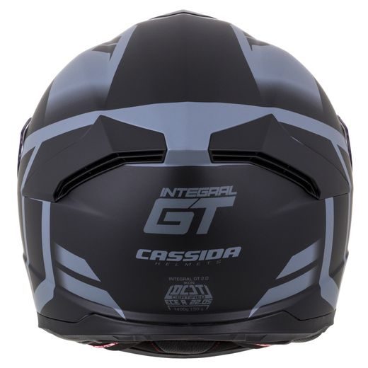 INTEGRALNA ČELADA CASSIDA INTEGRAL GT 2.0 IKON MATT BLACK/ GREY 2XL