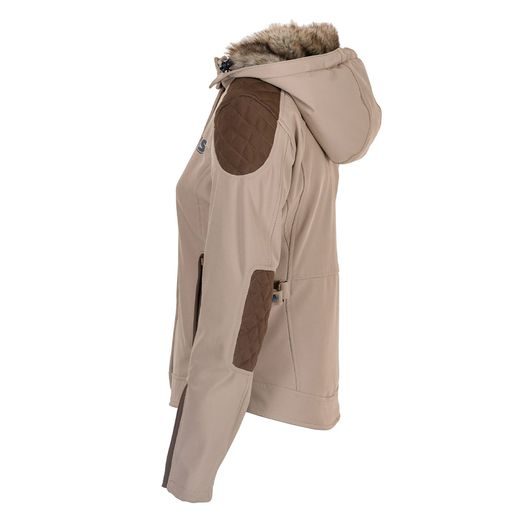 SOFTSHELL JACKET GMS LUNA ZG51018 BROWN D2XL