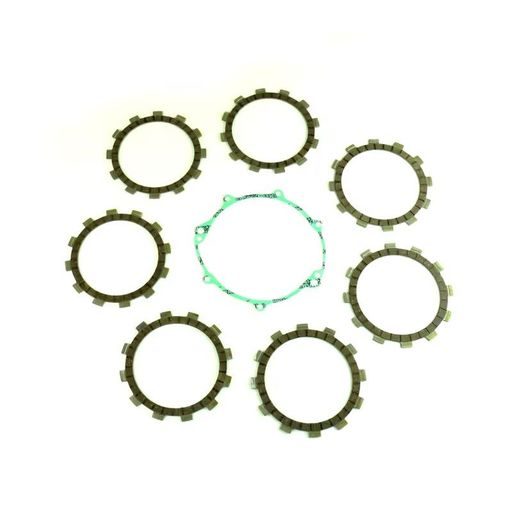 FRICTION PLATES KIT WITH CLUTCH COVER GASKET ATHENA P40230099
