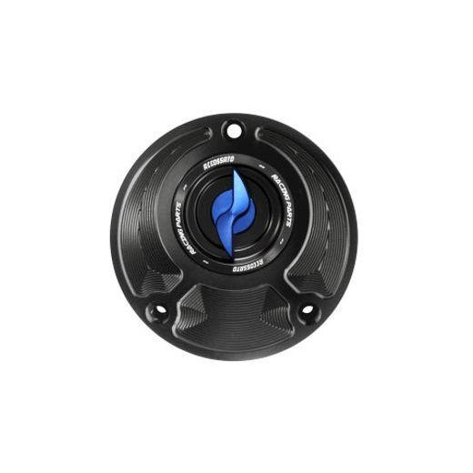TANK FILLER CAP ACCOSSATO FC124 FOR YAMAHA MOTORBIKES WITH QUICK RELEASE MACHINED FROM BILLET ALUMINIUM ZLAT