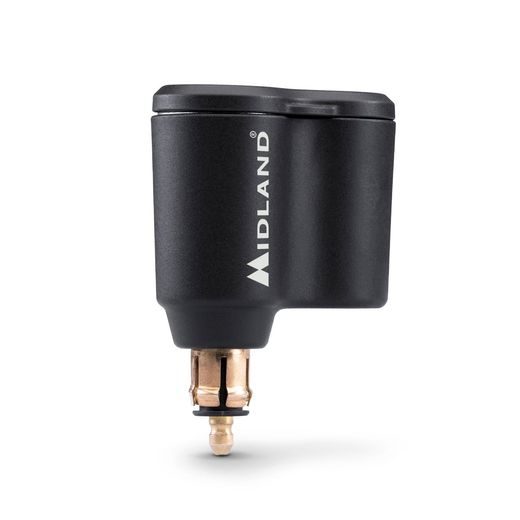MP-DIN USB CAR LIGHTER - POWER SUPPLY FOR MOTORCYCLES MIDLAND C1565