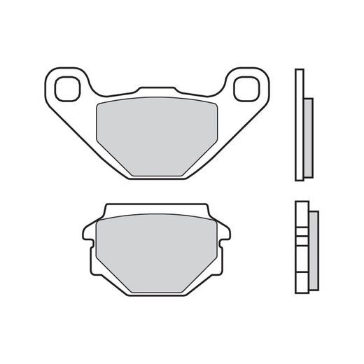 ZAVORNE OBLOGE BREMBO 07015 CC SCOOTER