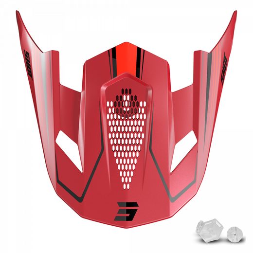 HELMET PEAK SHOT LITE GLORY A04-21OA-B03-P01 RED PEARLY