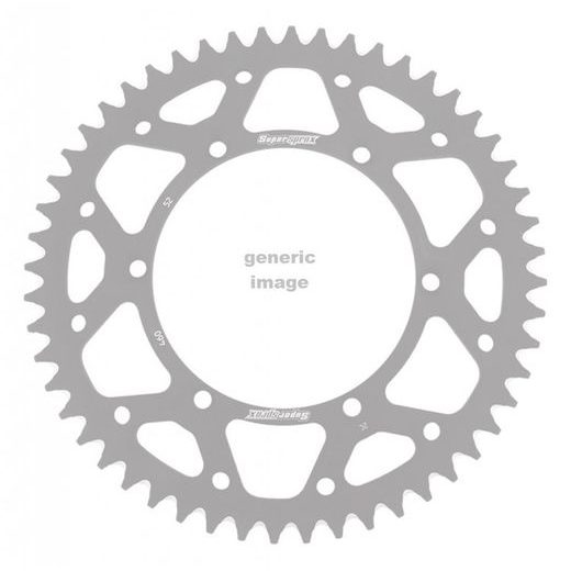 REAR ALU SPROCKET SUPERSPROX RAL-460:53-BLK ČRNA 53T, 520