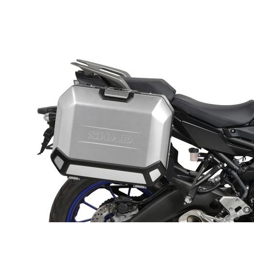 KOMPLET STRANSKIH ALUMINIJASTIH KOVČKOV Z NOSILCI 47L SHAD TERRA SHAD YAMAHA MT-09 TRACER / TRACER 900