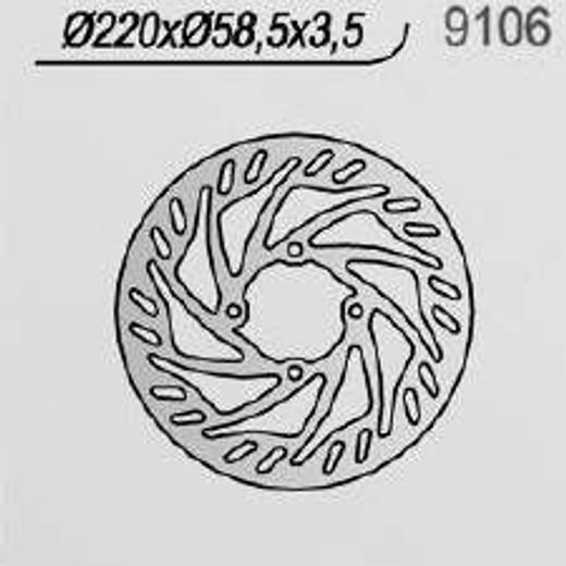 ZAVORNI DISK NG 9106