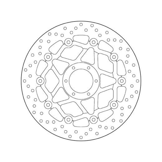 ZAVORNI DISK BREMBO 78B40898 FLOATING