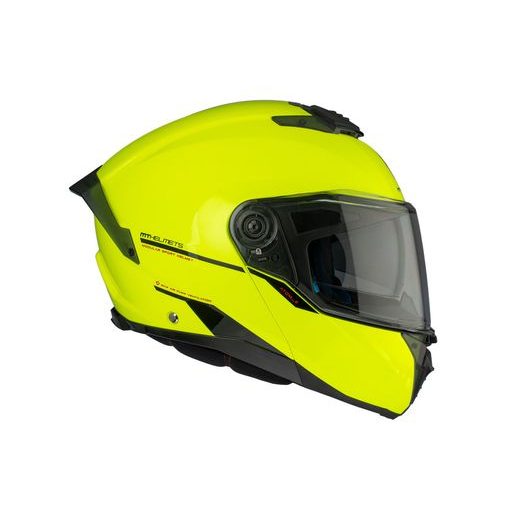 HELMET MT HELMETS ATOM 2 SV SOLID A3 GLOSS FLUOR YELLOW XL