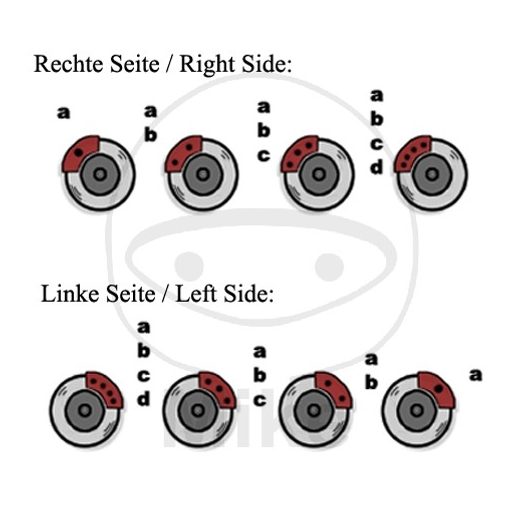 KOMPLET ZA POPRAVILO ZAVORNIH ČELJUSTI (BRAKE CALIPER REPAIR KIT) TOURMAX OST 0103