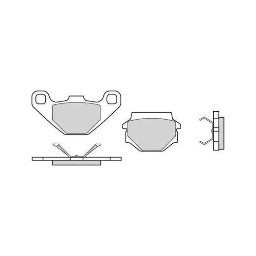 ZAVORNE OBLOGE BREMBO 07BB07TT