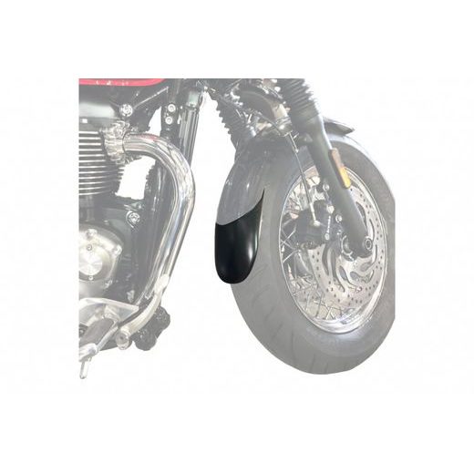 FRONT FENDER EXTENSION PUIG 3899N ČRNA