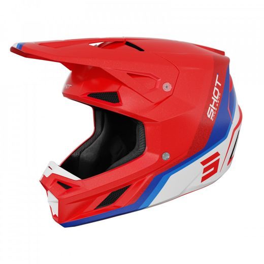 HELMET SHOT SPEED ATOMIC A05-21OB-A03-07 RED PEARLY XS