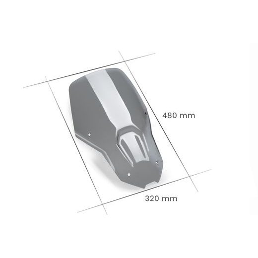 WINDSCREEN PUIG TOURING 21396H SMOKE