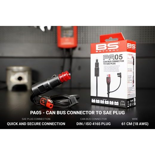 CAN BUS CONNECTOR TO SAE PLUG BS-BATTERY PA 05