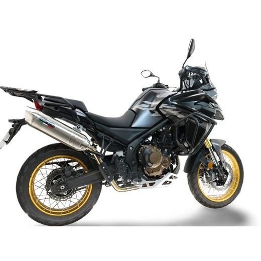 SLIP-ON EXHAUST GPR FURORE-X ACCIAIO INOX VO.8.FUXIO BRUSHED STAINLESS STEEL INCLUDING REMOVABLE DB KILLER AND LINK PIPE