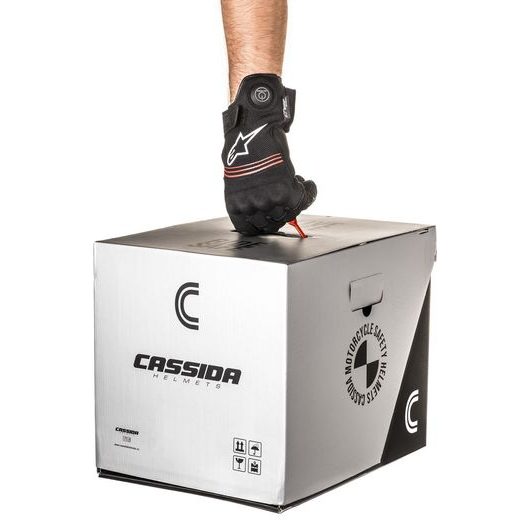 INTEGRALNA ČELADA CASSIDA MODULO 2.1 PROFILE WHITE/BLACK/YELLOW FLUO/GREY XS