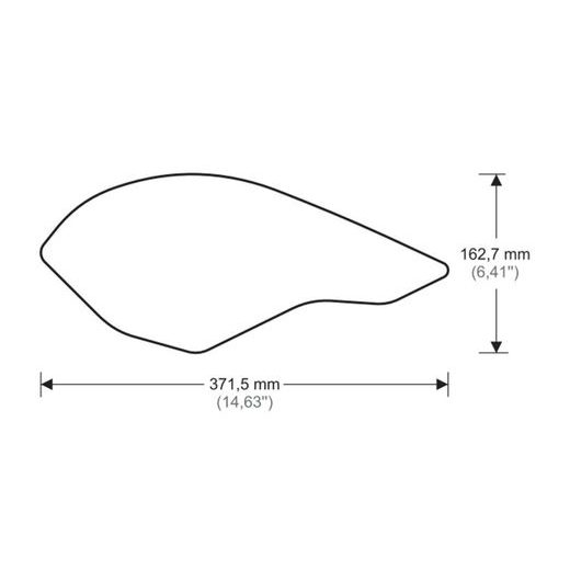 TANK SIDE PROTECTORS PUIG ANTI-SLIP 20087N ČRNA
