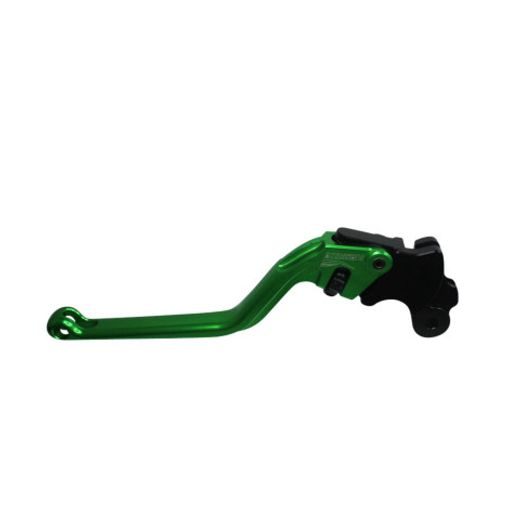 CLUTCH LEVER ACCOSSATO FIXED CNC-WORKED ALUMINIUM, GREEN