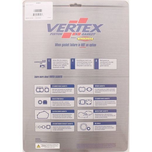 TOP END GASKET KIT WINDEROSA TEGS 610616