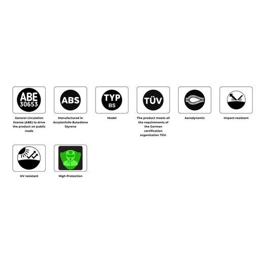 ENGINE SPOILER PUIG 22385J MATT BLACK