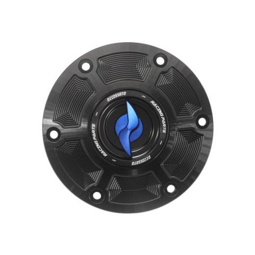 TANK FILLER CAP ACCOSSATO FC116 FOR KTM MOTORBIKES WITH QUICK RELEASE MACHINED FROM BILLET ALUMINIUM ZLAT