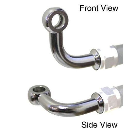 BANJO VENHILL POWERHOSEPLUS 3/60163C 90° SIDE LONG KROM