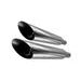DUAL SLIP-ON EXHAUST GPR SHASH HD.24.1.SL POLISHED STAINLESS STEEL