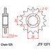 VERIŽNI SET EK - SREBRNA CHAIN 525 DEX, X-RING (X, NX, QX, XS), CHK FRONT SPROCKET JT, CHK REAR SPROCKET JT ZA HONDA CB 600 F HORNET (S ABS) 1998-2006