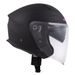 JET HELMET CASSIDA JET TECH BLACK MATT / VIOLET LOGOS M