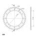 VERIŽNI SET EK - ZLAT CHAIN 530 MVXZ, X-RING (X, NX, QX, XS), CHK FRONT SPROCKET JT CHK RUBBER CUSHIONED, CHK REAR SPROCKET SUPERSPROX ZA HONDA VFR 800 X CROSSRUNNER 2011-2014