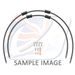 CROSSOVER FRONT BRAKE HOSE KIT VENHILL POWERHOSEPLUS YAM-6027FS-CB (2 CEVI V KOMPLETU) CARBON HOSES, STAINLESS STEEL FITTINGS
